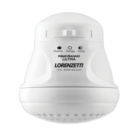 Chuveiro Maxi Banho com Cano 127/5500W - LORENZETTI - Branco
