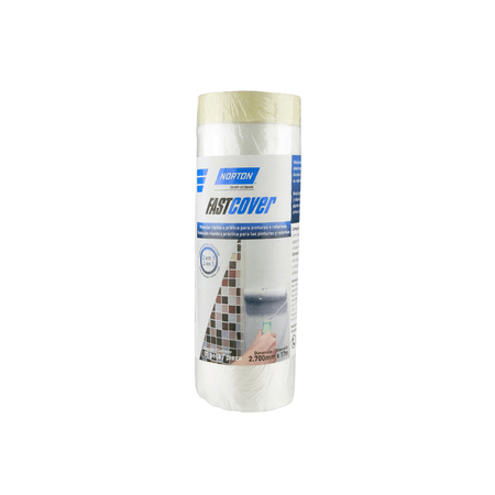Capa Protetora para Pintura Fast Cover Construção 55cm x 33m - NORTON
