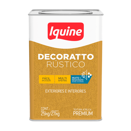 167881_2 Textura Acrílica Decoratto Rústico 25 Kg - Iquine - Branco