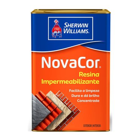 Resina Impermeabilizante Novacor 18l - SHERWIN-WILLIAMS - Incolor