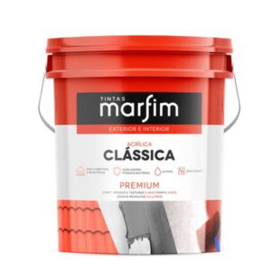 Textura Acrílica Lisa Branco 23KG - Tintas Marfim