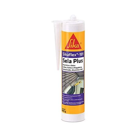 168194_2 Selante Flexível Sikaflex 101 Sela Plus Branco 250ml - SIKA