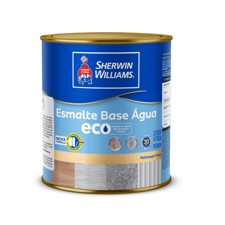 168723_2 Esmalte Base Água Eco Alto Brilho 900ml - Sherwin-Williams