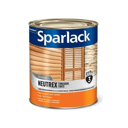Verniz Neutrex Tingidor Brilhante 900ml - Sparlack