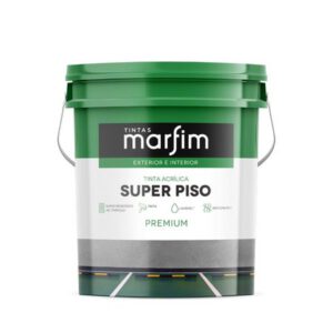 Tinta Acrílica Premium Fosco Super Piso 3,6L - Tintas Marfim