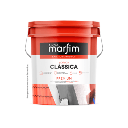 Selador Acrílico 3,6L - Tintas Marfim - Branco
