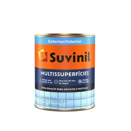 Tinta Epóxi Base Água Multisuperfícies Premium Acetinado 900ml - Suvinil - Branco