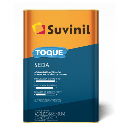Tinta Acrílica Premium Toque Seda Acetinado 18l - Suvinil