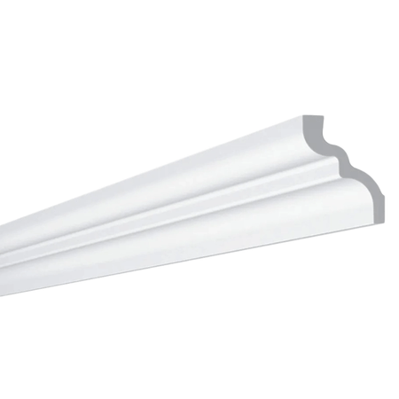 Roda Teto  Nomastyl C 80X65mmX2m - Gart - Branco