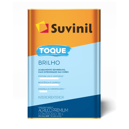 170085_2 Tinta Acrílica Premium Toque Brilho SemiBrilho 18L - Suvinil