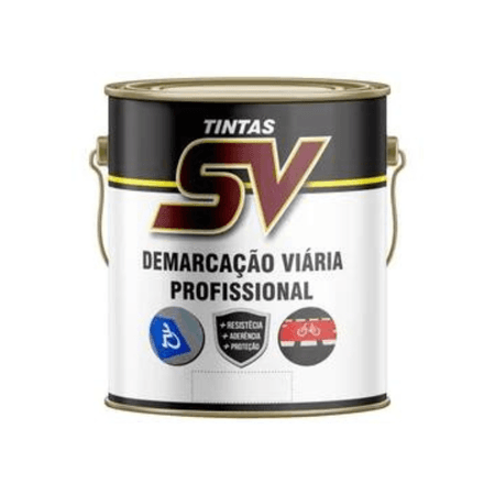 Tinta Acrílica SV Demarcação Viária Profissional 3,6l - Tintas Maza