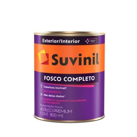 Tinta Fosco Completo 800ml - Suvinil - Cores