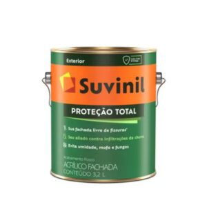 Tinta Proteção Total  3,2L - Suvinil - BASE B2 ACR FACH EMB PR FOS 3,2L PROT TOTAL SUV**