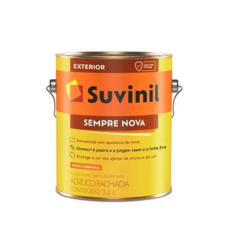 170246_2 Tinta Sempre Nova 3,2l - Suvinil - BASE B2 ACR FACH PR ACE 3,2L SEMPRE NOVA SUVINIL**
