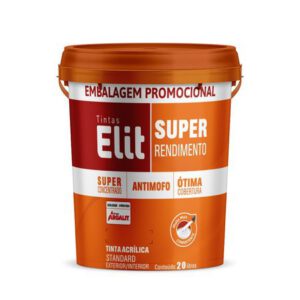 Tinta Acrílica Super Rendimento Standard Fosco 20l Elit