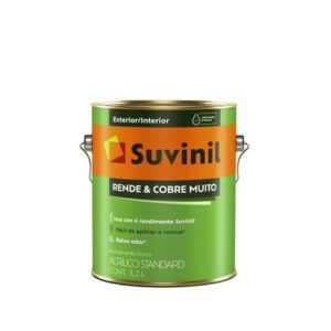 Tinta Rende e Cobre Muito 3,2 Litros - Suvinil - BASE A2 ACR ST FOS 3,2L R&C MUITO SUVINIL