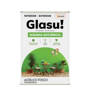 Tinta Máxima Eficiência 16 Litros - Glasu! - BASE A ACR ST FOS 16L MAX EFIC GLASU!