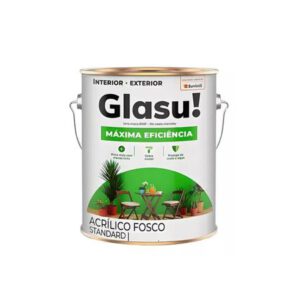 Tinta Máxima Eficiência 3,6 Litros - Glasu! - BASE A ACR ST FOS 3,2L MAX EFIC GLASU!