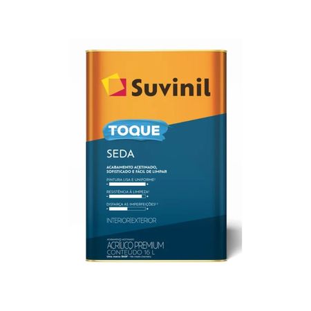 Tinta Toque Seda 16 Litros - Suvinil - BASE C2 ACR PR ACE 16L TOQUE SEDA SUVINIL