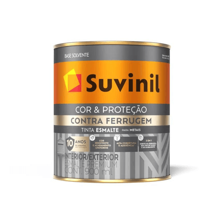 170417_2 Esmalte Premium Contra Ferrugem Acetinado 900ml - Suvinil - Branco