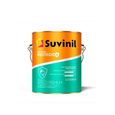 Tinta Fachada Protegida 3,2 Litros - Suvinil - BASE A2 ACR PR FOS 3,2L FACHADA PROTEGIDA SUVINIL