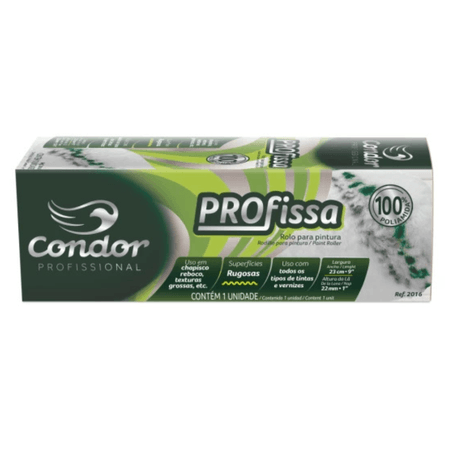 170680_2 Rolo de Lâ Sintético Profissa sem Suporte 23cm 2016 - Condor - REF: 2016