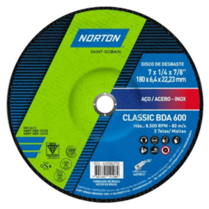 170819_2 Disco Desbaste BDA600 T27 180X6,4X22,23mm - Norton