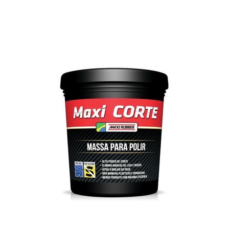 Massa para Polir Base Água 500gr Maxi Corte - Maxi Rubber - Neutro