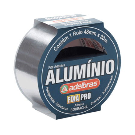 Fita Adesiva de Alumínio 807 48mmX30m - Adelbras