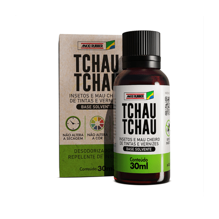 Desodorizador Tinta e Repelente de Inseto Tchau Tchau 30ml Carplast - Maxi Rubber