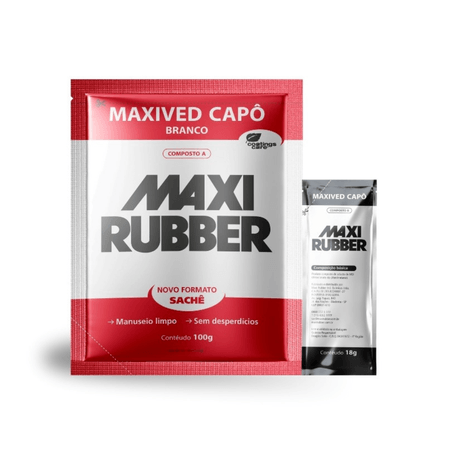 Vedante Acabamento A+B Veda Capô 118gr - Maxi Rubber - Branco