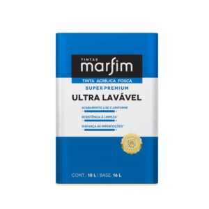 Tinta Acrílica Super Premium Fosco Ultra Lavável 18L - Tintas Marfim